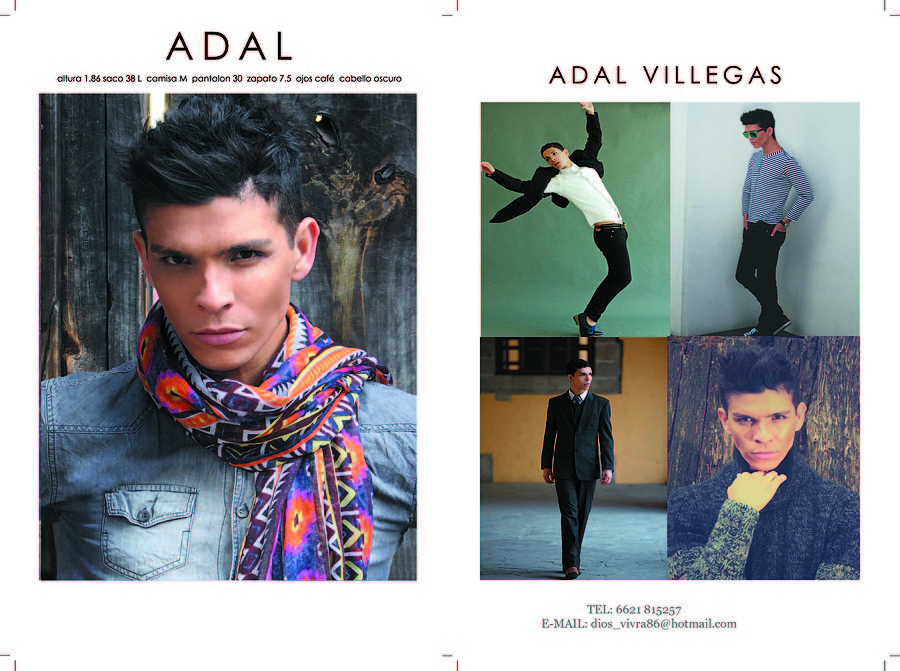 Adal Villegas model. Modeling work by model Adal Villegas. Photo #122777