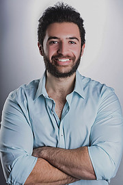 Ahmed Naggy model. Photoshoot of model Ahmed Naggy demonstrating Face Modeling.Face Modeling Photo #218773