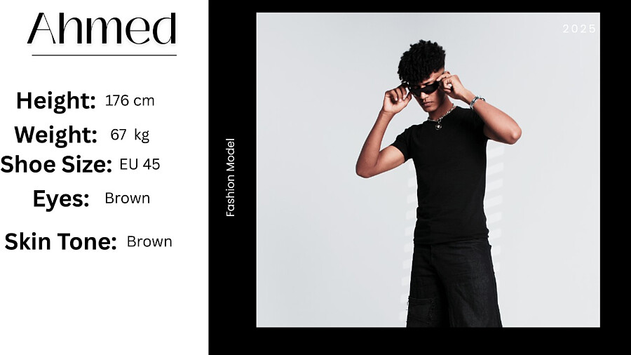 Ahmed Pateh model. Photoshoot of model Ahmed Pateh demonstrating Fashion Modeling.Fashion Modeling Photo #246235