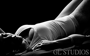 Aija Delrae model. Photoshoot of model Aija Delrae demonstrating Body Modeling.Body Modeling Photo #91832