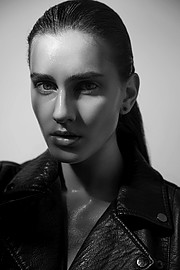 Aleksandra Klima model. Photoshoot of model Aleksandra Klima demonstrating Face Modeling.Face Modeling Photo #200978