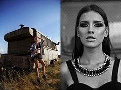 Aleksandra Klima model. Photoshoot of model Aleksandra Klima demonstrating Face Modeling.Face Modeling Photo #93552