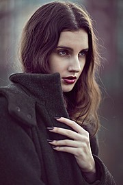 Aleksandra Klima model. Photoshoot of model Aleksandra Klima demonstrating Face Modeling.Face Modeling Photo #93563