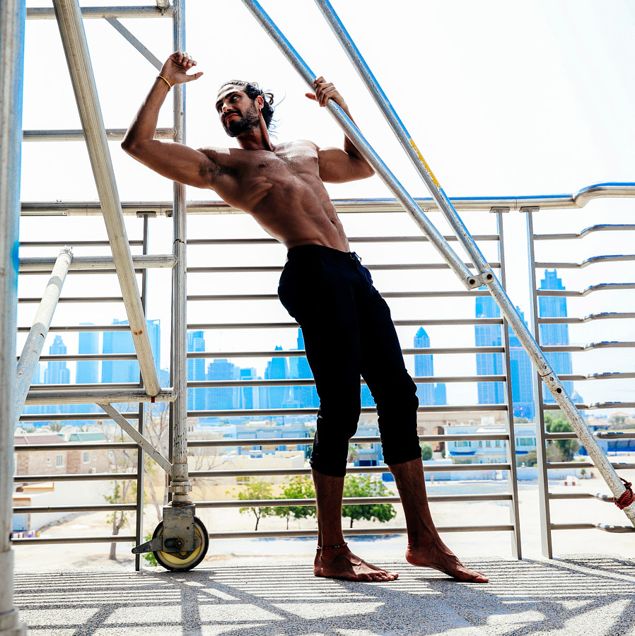Alex Ghanem model. Photoshoot of model Alex Ghanem demonstrating Body Modeling.Body Modeling Photo #213419