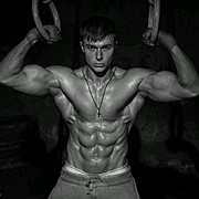 Alexandru Ceobanu fitness model. Photoshoot of model Alexandru Ceobanu demonstrating Body Modeling.Body Modeling Photo #94649
