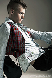 Alexey Tsvetkov model (модель). Photoshoot of model Alexey Tsvetkov demonstrating Fashion Modeling.Fashion Modeling Photo #78097