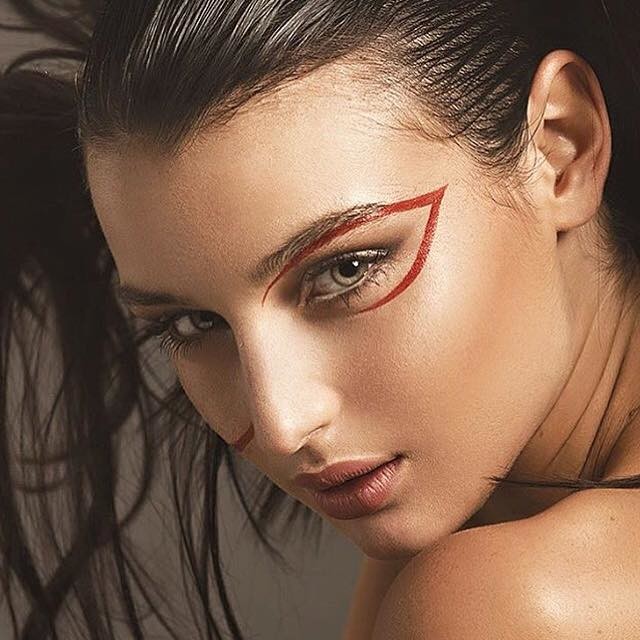 Alice Pagani model &amp; actress. Photoshoot of model Alice Pagani demonstrating Face Modeling.Face Modeling Photo #171852