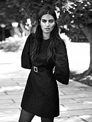 Amine Gulse (Amine Gülşe) model. Photoshoot of model Amine Gulse demonstrating Face Modeling.Face Modeling Photo #113197
