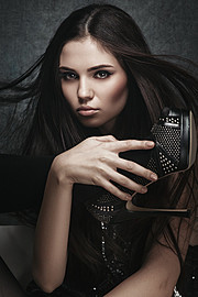 Ana Maria Ilinca model. Photoshoot of model Ana Maria Ilinca demonstrating Face Modeling.Face Modeling Photo #94672