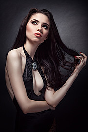 Ana Maria Ilinca model. Photoshoot of model Ana Maria Ilinca demonstrating Face Modeling.Face Modeling Photo #149559