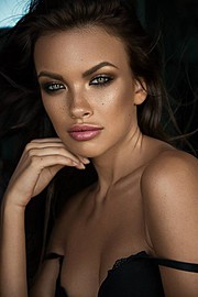 Anastasia Plewka Guseva model. Photoshoot of model Anastasia Plewka Guseva demonstrating Face Modeling.Face Modeling Photo #136702