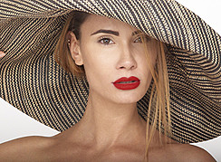 Andra Mustafa model & makeup artist (model & machior). Photoshoot of model Andra Mustafa demonstrating Face Modeling.Face Modeling Photo #54430