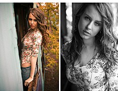 Andreea Raducu model. Photoshoot of model Andreea Raducu demonstrating Face Modeling.NecklaceFace Modeling Photo #94744