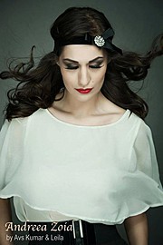 Andreea Zoia model. Photoshoot of model Andreea Zoia demonstrating Face Modeling.Eyelash ExtensionsFace Modeling Photo #121254