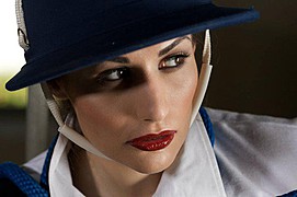 Andreea Zoia model. Photoshoot of model Andreea Zoia demonstrating Face Modeling.Face Modeling Photo #121280