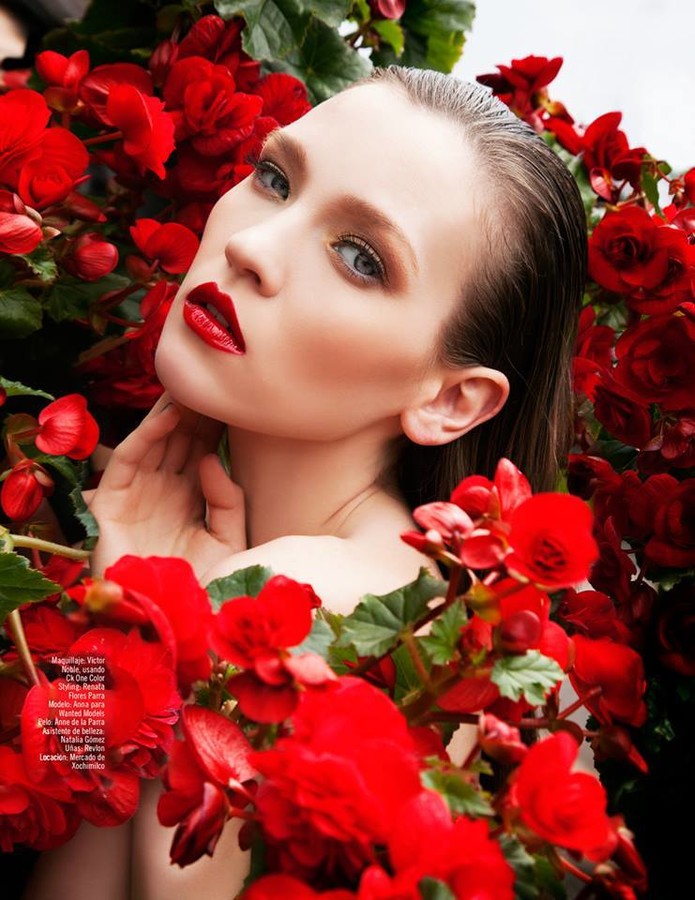 Anna Fedorovna Albertin model &amp; makeup artist. Photoshoot of model Anna Fedorovna Albertin demonstrating Face Modeling.Face Modeling Photo #164407