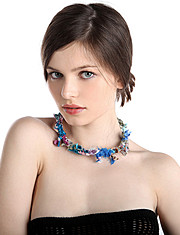 Anna Grzelczak model (modelka). Photoshoot of model Anna Grzelczak demonstrating Face Modeling.Face Modeling Photo #104642