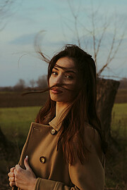 Anna Mazi model (μοντέλο). Photoshoot of model Anna Mazi demonstrating Face Modeling.@sotirisskerlidisFace Modeling Photo #248880