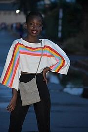 Annabel Ngina model. Photoshoot of model Annabel Ngina demonstrating Face Modeling.Face Modeling Photo #209971