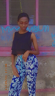 I am Annaciata Chari from Kenya i have just finished my secondary studies and i am twenty years old i love modelling and when given the oppo