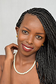 Anne Mwangi model. Photoshoot of model Anne Mwangi demonstrating Face Modeling.Face Modeling Photo #201339