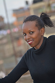 Anne Mwangi model. Photoshoot of model Anne Mwangi demonstrating Face Modeling.Face Modeling Photo #201346