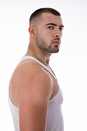 Antonis Vichos model (μοντέλο). Photoshoot of model Antonis Vichos demonstrating Face Modeling.Face Modeling Photo #243719