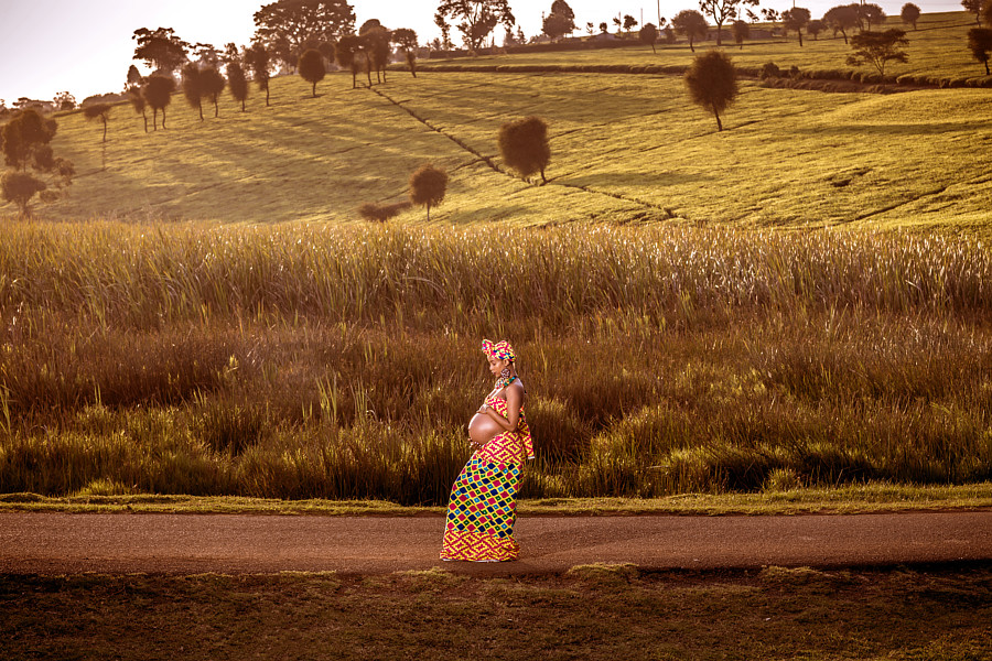 Antony Trivet fashion portraiture wedding. Work by photographer Antony Trivet demonstrating Maternity Photography.photographer: Antony TrivetLocation : Kiambu County Tea Farm EstateMaternity Photography Photo #232831