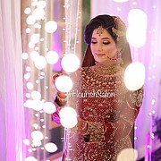 Aqsa Danish makeup artist. Work by makeup artist Aqsa Danish demonstrating Bridal Makeup.Flourish Beauty Salons is known & top beauty salon in Karachi, Pakistan. Flourish all the teams are well trained & aware of all new fashion trends. Aqsa Danish