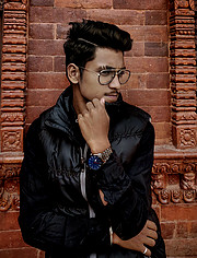 Asmit Bhat model & photographer. Photoshoot of model Asmit Bhat demonstrating Fashion Modeling.Fashion Modeling Photo #216789