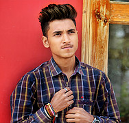 Asmit Bhat model & photographer. Photoshoot of model Asmit Bhat demonstrating Face Modeling.Face Modeling Photo #216792