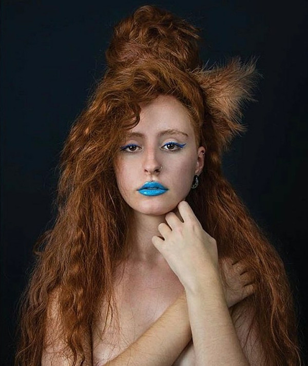 Athina Topalova model (μοντέλο). Photoshoot of model Athina Topalova demonstrating Face Modeling.Face Modeling Photo #231846