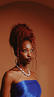 Audrine Alexia model. Photoshoot of model Audrine Alexia demonstrating Face Modeling.Face Modeling Photo #247091