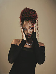 Audrine Alexia model. Photoshoot of model Audrine Alexia demonstrating Face Modeling.Portrait, face shot by dc photographyFace Modeling Photo #247139