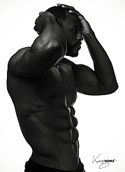Bayo Abdullazeez model. Photoshoot of model Bayo Abdullazeez demonstrating Body Modeling.Body Modeling Photo #181377