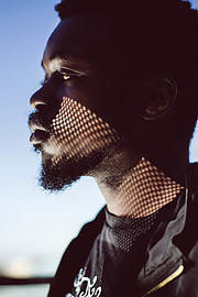 Benard Ogalo model. Photoshoot of model Benard Ogalo demonstrating Face Modeling.Face Modeling Photo #221864