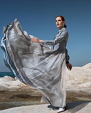Basilis Liakos fashion stylist (στυλίστας). Modeling work by model Iliani Ekonomou.photographer: Nick Sachosmodel: iliani ekonomoubrand:TALLY WEiJL Photo #234746