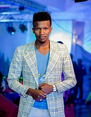 Caesar Njoroge model. Photoshoot of model Caesar Njoroge demonstrating Runway Modeling.Runway Modeling Photo #194554