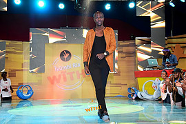 Calvin Majau model. Photoshoot of model Calvin Majau demonstrating Runway Modeling.Tv show at  royal media services.Trained by Aftermath Modelling AgencyRunway Modeling Photo #212287