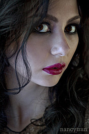 Cassandra Phillips model. Photoshoot of model Cassandra Phillips demonstrating Face Modeling.Face Modeling Photo #91203