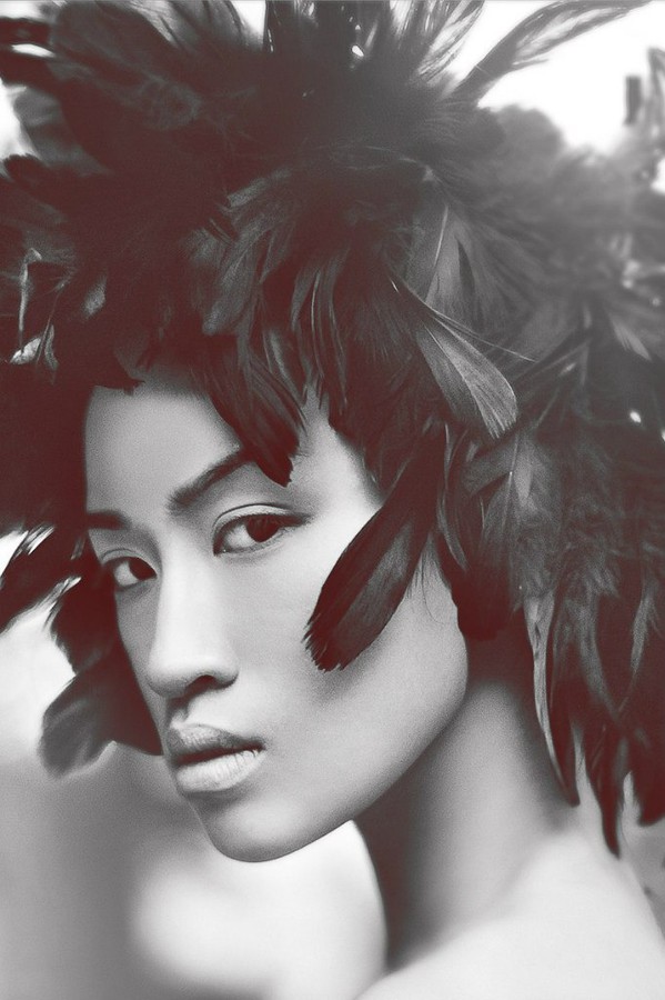Chana Nguyen model (модель). Photoshoot of model Chana Nguyen demonstrating Face Modeling.Face Modeling Photo #135104