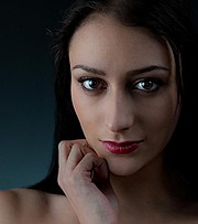 Chantal Lamour model. Photoshoot of model Chantal Lamour demonstrating Face Modeling.Face Modeling Photo #102858