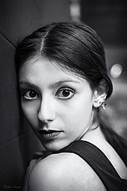Chara Lampropoulou model (Χαρά Λαμπροπούλου μοντέλο). Photoshoot of model Chara Lampropoulou demonstrating Face Modeling.Face Modeling Photo #167914