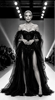 Christiana Karnezi model (Κλεοπάτρα Χριστιάνα Καρνέζη μοντέλο). Photoshoot of model Christiana Karnezi demonstrating Runway Modeling.Runway Modeling Photo #249665