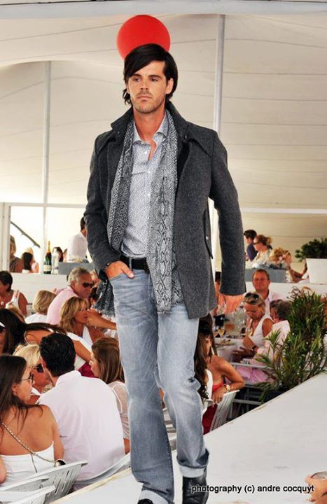 Christophe Daem model. Photoshoot of model Christophe Daem demonstrating Runway Modeling.Runway Modeling Photo #70445