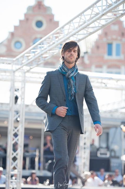 Christophe Daem model. Photoshoot of model Christophe Daem demonstrating Runway Modeling.Runway Modeling Photo #70447
