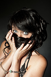 Christy Hurley model. Photoshoot of model Christy Hurley demonstrating Face Modeling.Face Modeling Photo #78426