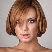 Chucha Babuchina model (модель). Photoshoot of model Chucha Babuchina demonstrating Face Modeling.Face Modeling Photo #103347