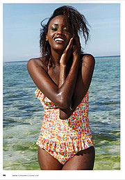 Ciru Maina model. Photoshoot of model Ciru Maina demonstrating Face Modeling.Face Modeling Photo #103372