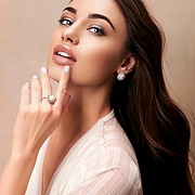 Dana Haritonova model (модель). Photoshoot of model Dana Haritonova demonstrating Face Modeling.Face Modeling Photo #232152